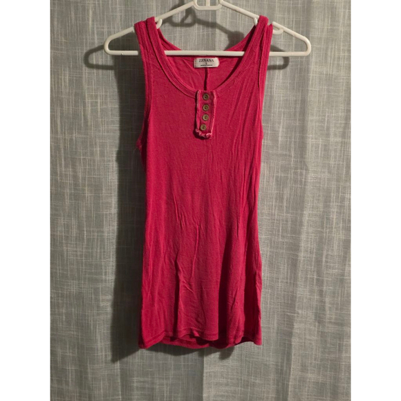 Women's Zenana Tank Top‎ Size L Pink - Picture 1 of 5